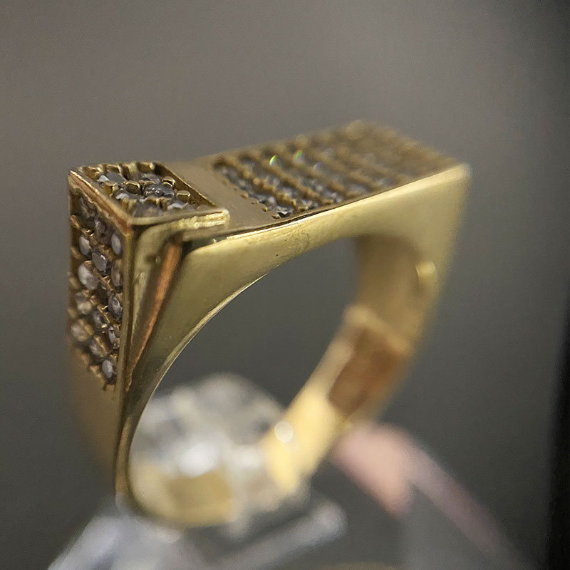انگشتر طلا روس مردانه (کد 7831)