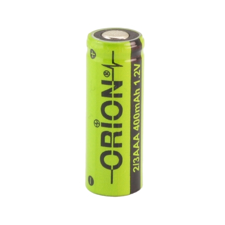 باتری قابل شارژ 400mAh سرتخت سایز 2/3AAA مارک ORION
