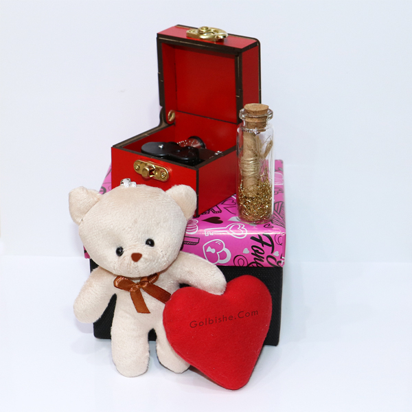 جعبه موزیکال کوکی مدل RedLove