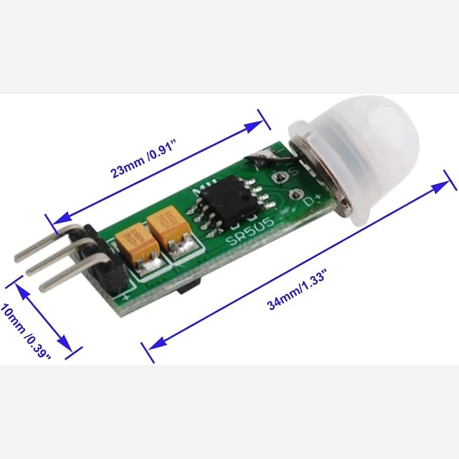 ماژول تشخیص حرکت PIR مدل SR505