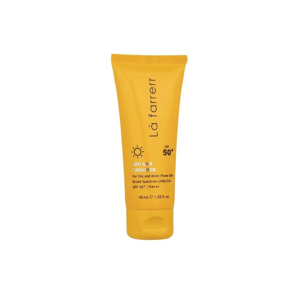 کرم ضد آفتاب لافارر دارای SPF50 مناسب پوست چرب