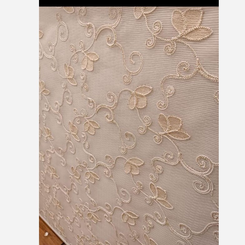 پرده دو مکانیزم(شب و روز) طرح گلدوزی  وارسال پس کرایه 
