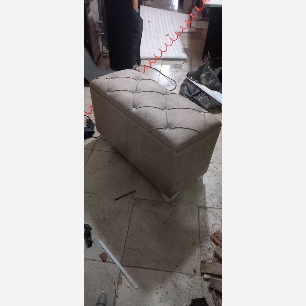 پاف باکس دار پاف صندوق دار دونفره پارچه(پس کرایه)
