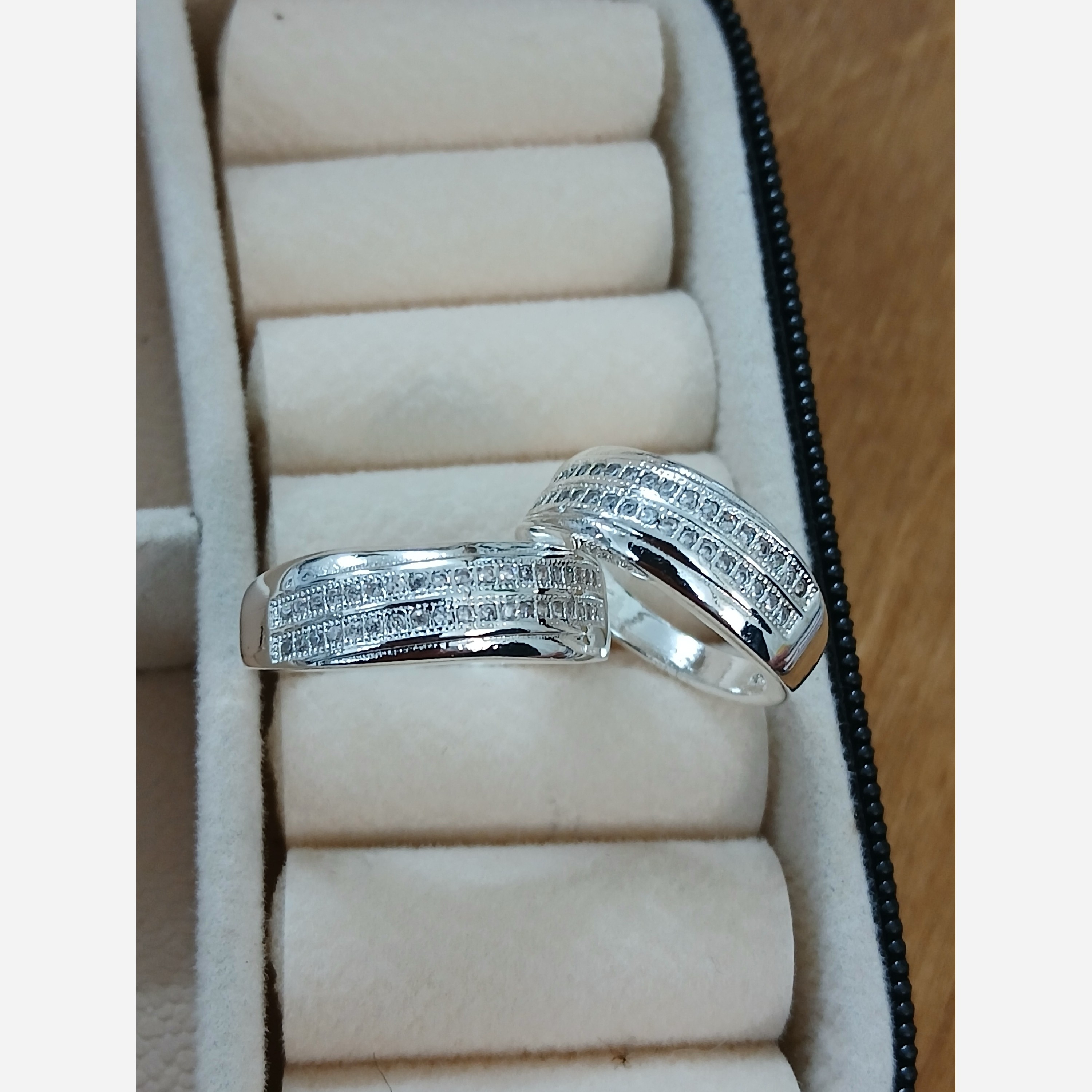 حلقه ست نقره ای انگشتر ست نقره ای