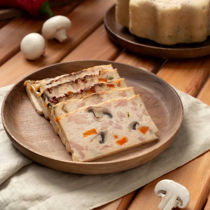 ژامبون مرغ و قارچ با روغن آفتابگردان (پس کرایه)