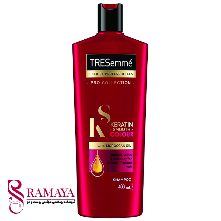 شامپو تقویت کننده و ترمیم کننده مو ترزمی مدل Keratin