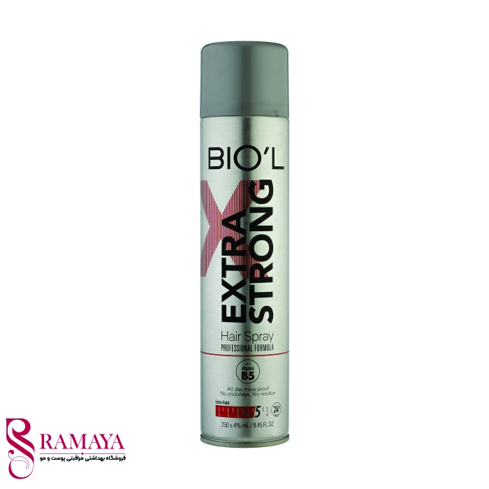 اسپری مو بیول (مدل Extra Strong) حجم 250 میلی لیتر