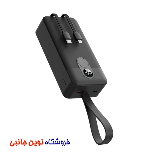 پاور بانک پرودو مدل PB059 ظرفیت 30K میلی آمپر Porodo 30000mAh Power Bank Digital Display