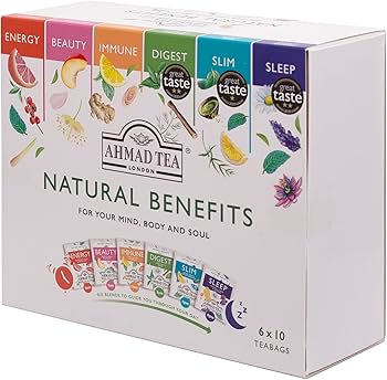 چای احمد Ahmad Tea مدل خواص طبیعت Natural Benefits