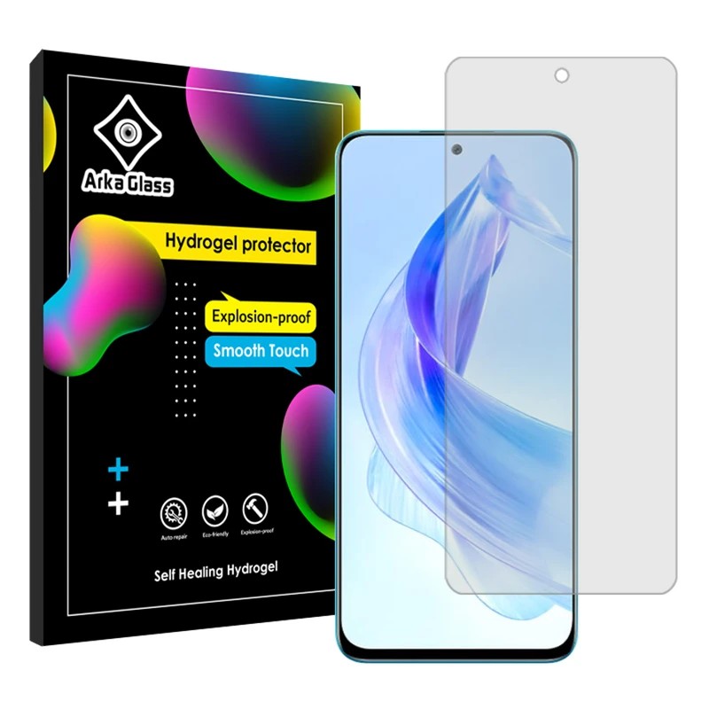 گلس آنر 90 لایت مدل شفاف هیدروژلی (گلس Honor 90 Lite براق)