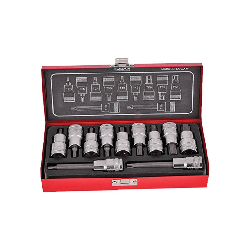 مجموعه 11 عددی آچار بکس توسن مدل T1253-11T