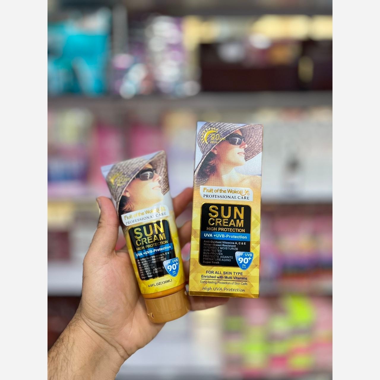 ضدآفتاب بی رنگ ضد آفتاب و کا لی spf90