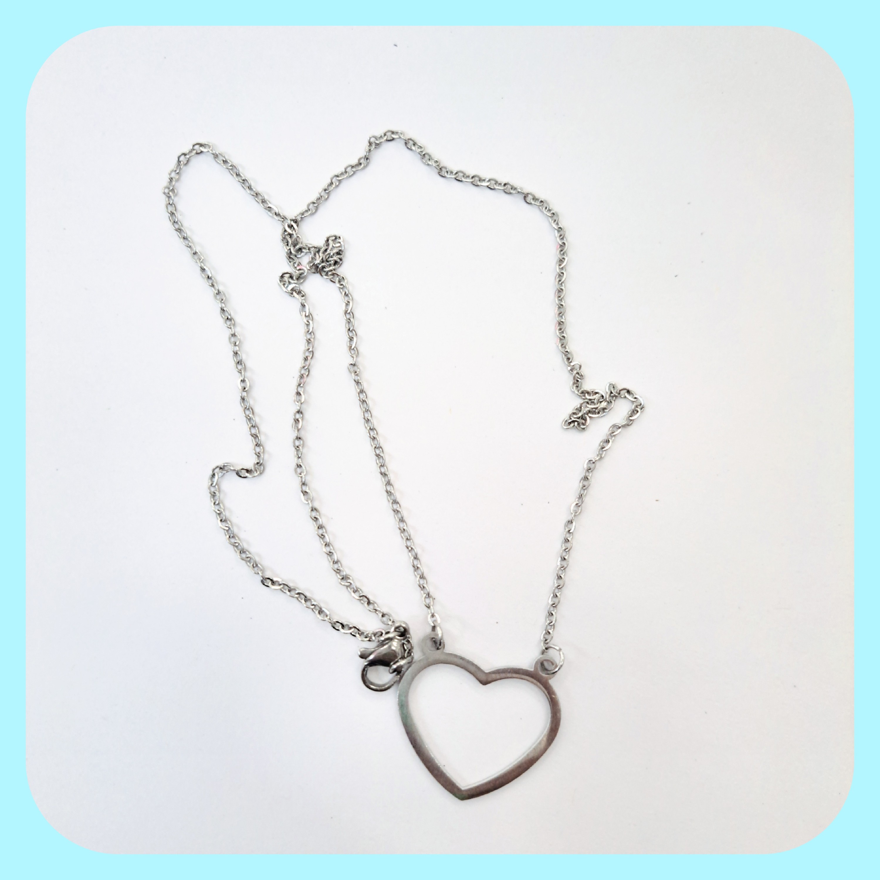 نیم ست استیل طرح قلب