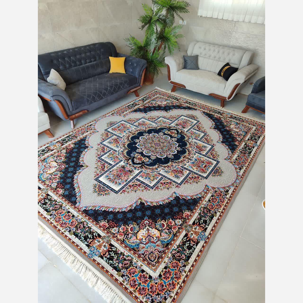فرش 9 متری ناردون فیلی700شانه تراکم 2100 نخ ورژن