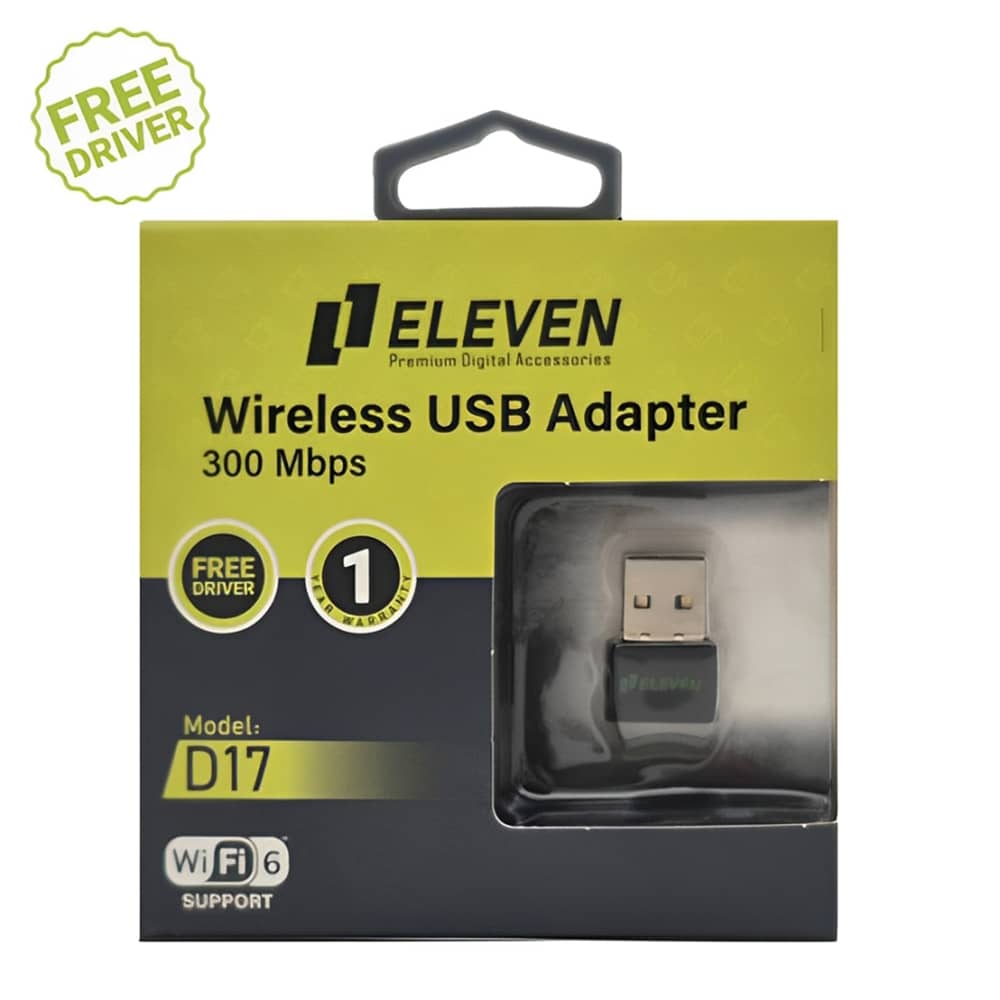 کارت شبکه وایرلس ELEVEN D17 300Mbps Free Driver