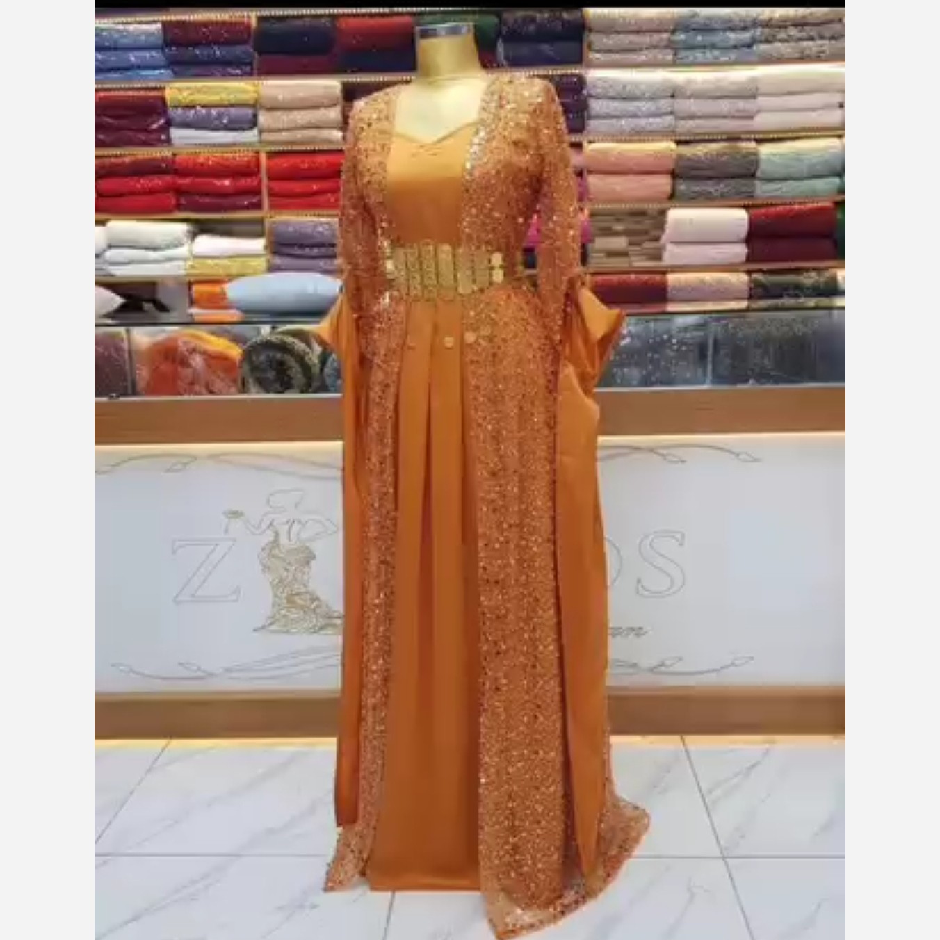 پارچه تور جسمیکو ( پارچه کار شده )