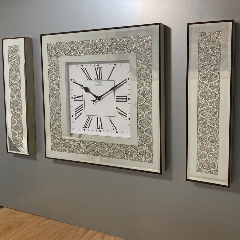 ساعت دیواری اینه ای (پس کرایه)