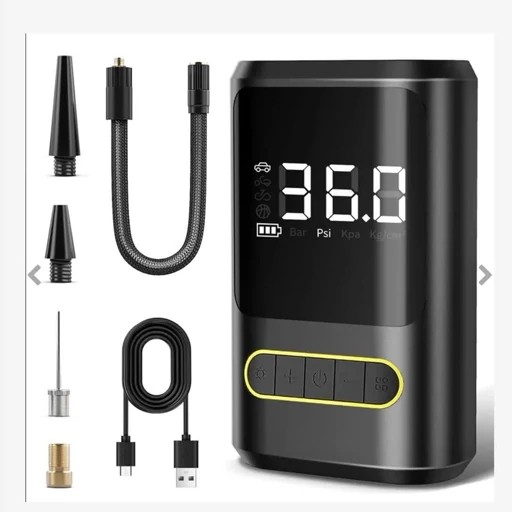 پمپ باد لاستیک هوشمند قابل حمل مدل ATJ-8466
