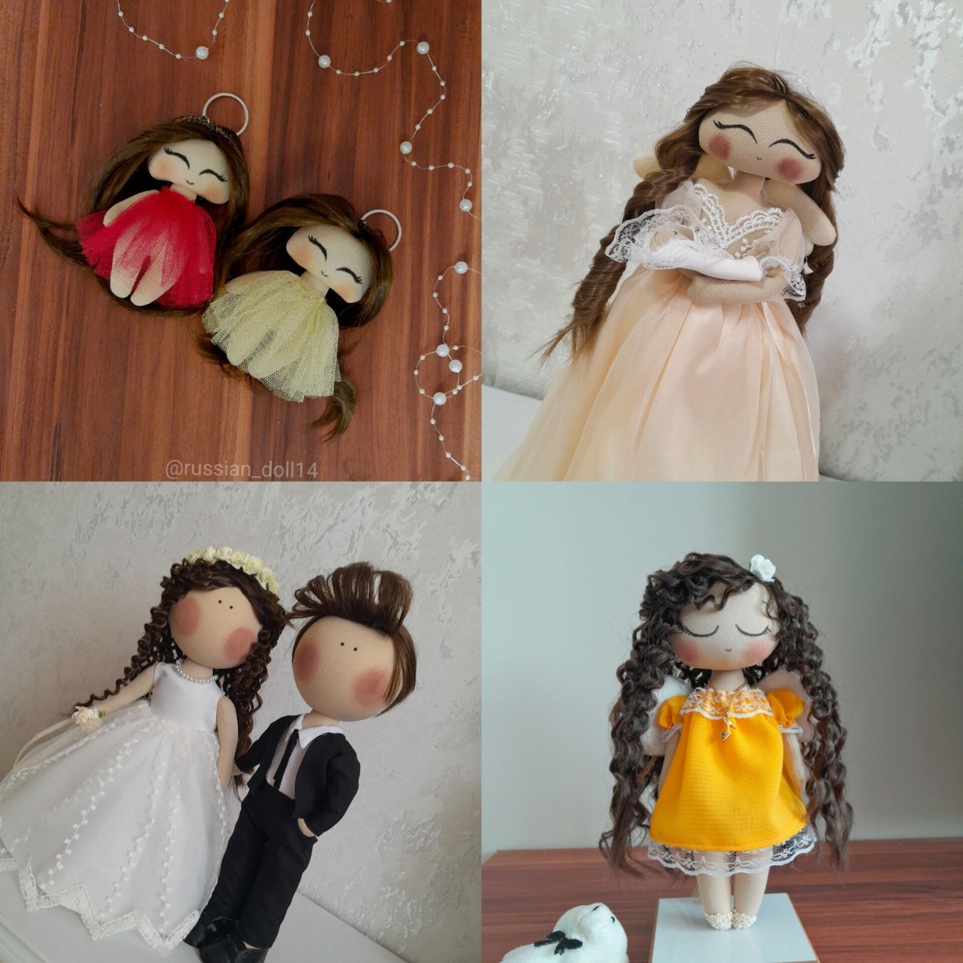 دوره مقدماتی آموزش عروسک روسی،فرشته و تیلدا