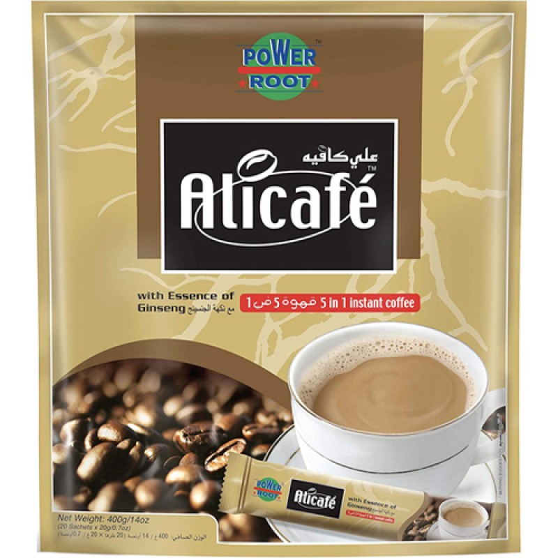 علی کافه طلایی جینسینگ دار بسته عددی Alicafe