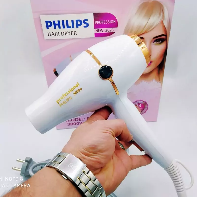 سشوار حرفه ای فلیپس اصل هلند و بارکد اورجینال