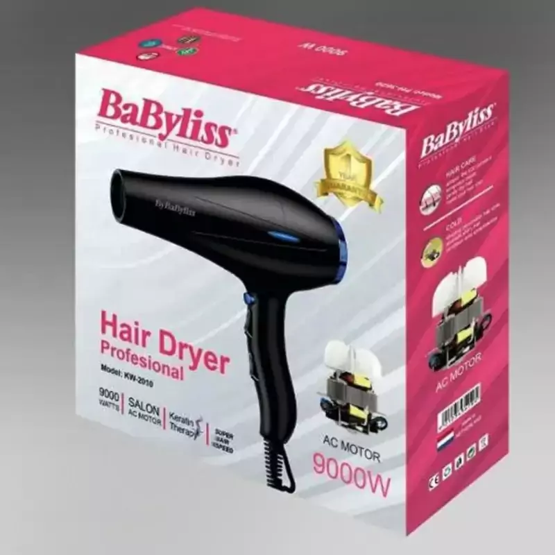 سشوار موتور سنگین بابلیس 9000وات با ضمانت یکساله