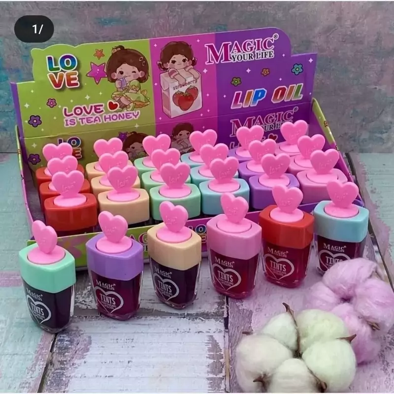 تینت لب طرح بستنی