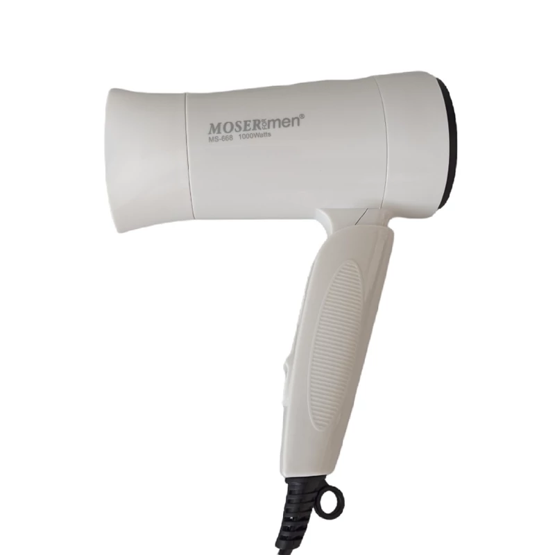 سشوار مسافرتی موزر فورمن مدل MS-668 تاشو کیفیت عالی مناسب مسافرت و خانه باغ