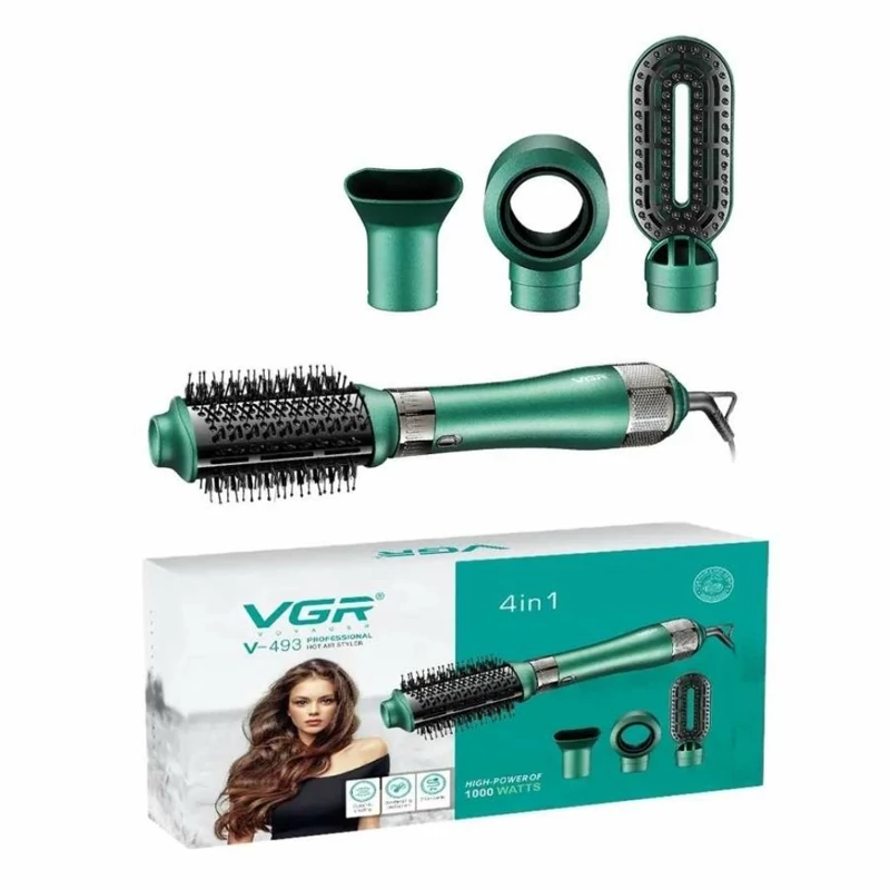 سشوار برس دار وی جی آر مدل 493 اصلی 