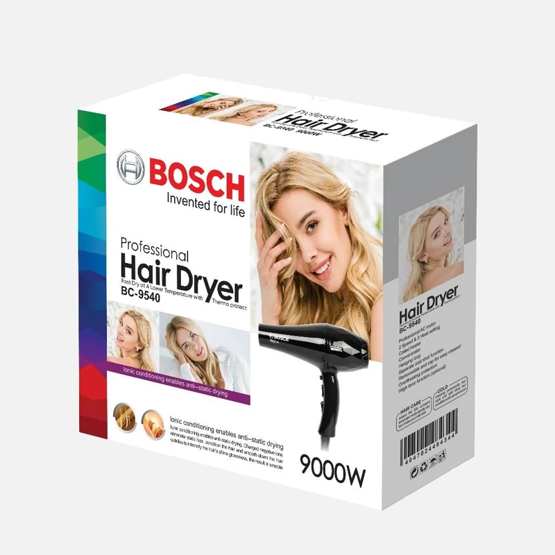 سشوار بوش موتور سنگین 9000  وات 