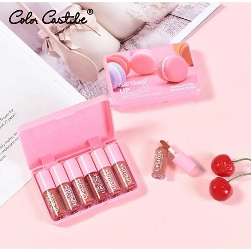 رژلب مینی خرسی کالرکاستل پک 6 تایی