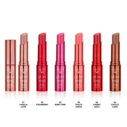 تینت لب جامد گلدن رز مدل رایحه وانیل GLOW KISS 01