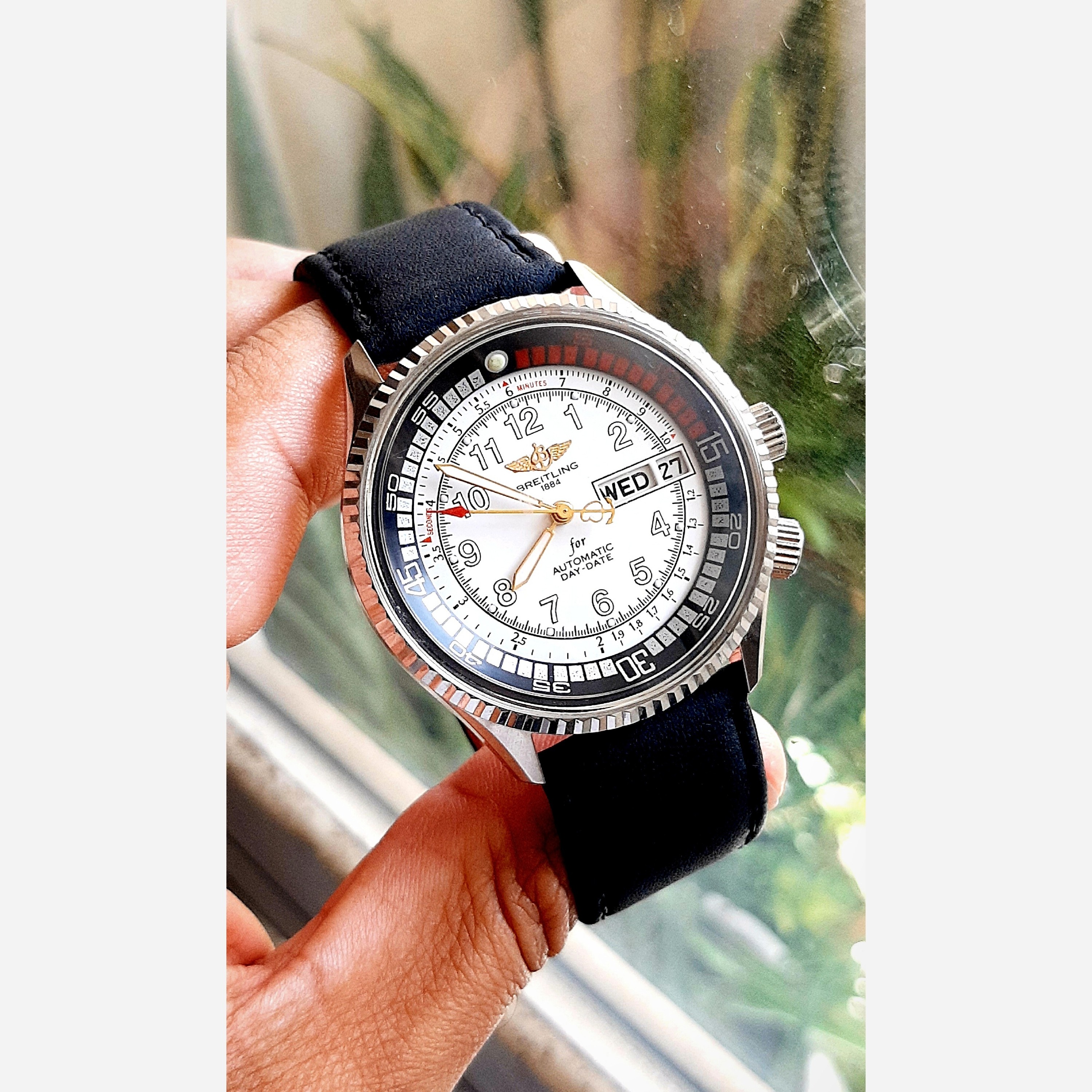 خرید و قیمت ساعت اتوماتیک نبضی Breitling 1884 کلکسیونی و کمیاب