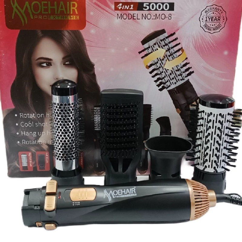سشوار برس دار چرخشی موهیر MO8 مدل(moehair)
