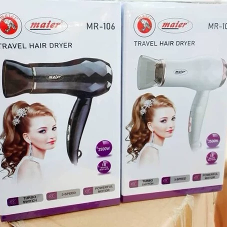 سشوار مسافرتی مایر مدل MR-106 لطفا قبل ازثبت موجودی وقیمت بگیرید
