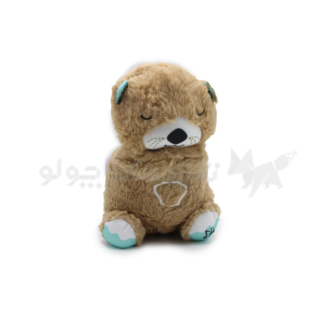 عروسک پولیشی خرس خوابیده خروپوف کن کد: B24-0341