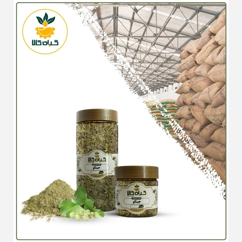 برگ جینکو با کیفیت عالی، بار امسالی و تازه(750گرمی)