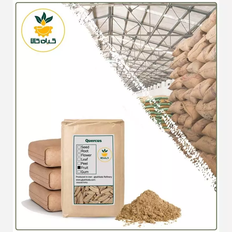 پودر مغز بلوط فله کیفیت عالی، بار امسالی و تازه (5کیلوگرم )