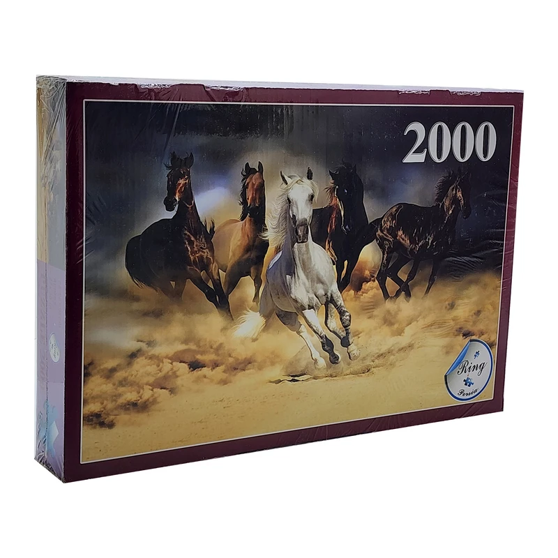 پازل 2000 تکه طرح اسب های وحشی رینگ کد: 20003