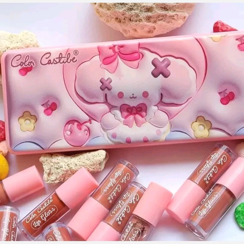 پک 10 تایی رژ مایع مینی فوق العاده زیبا عروسکی برند کالر کاستل