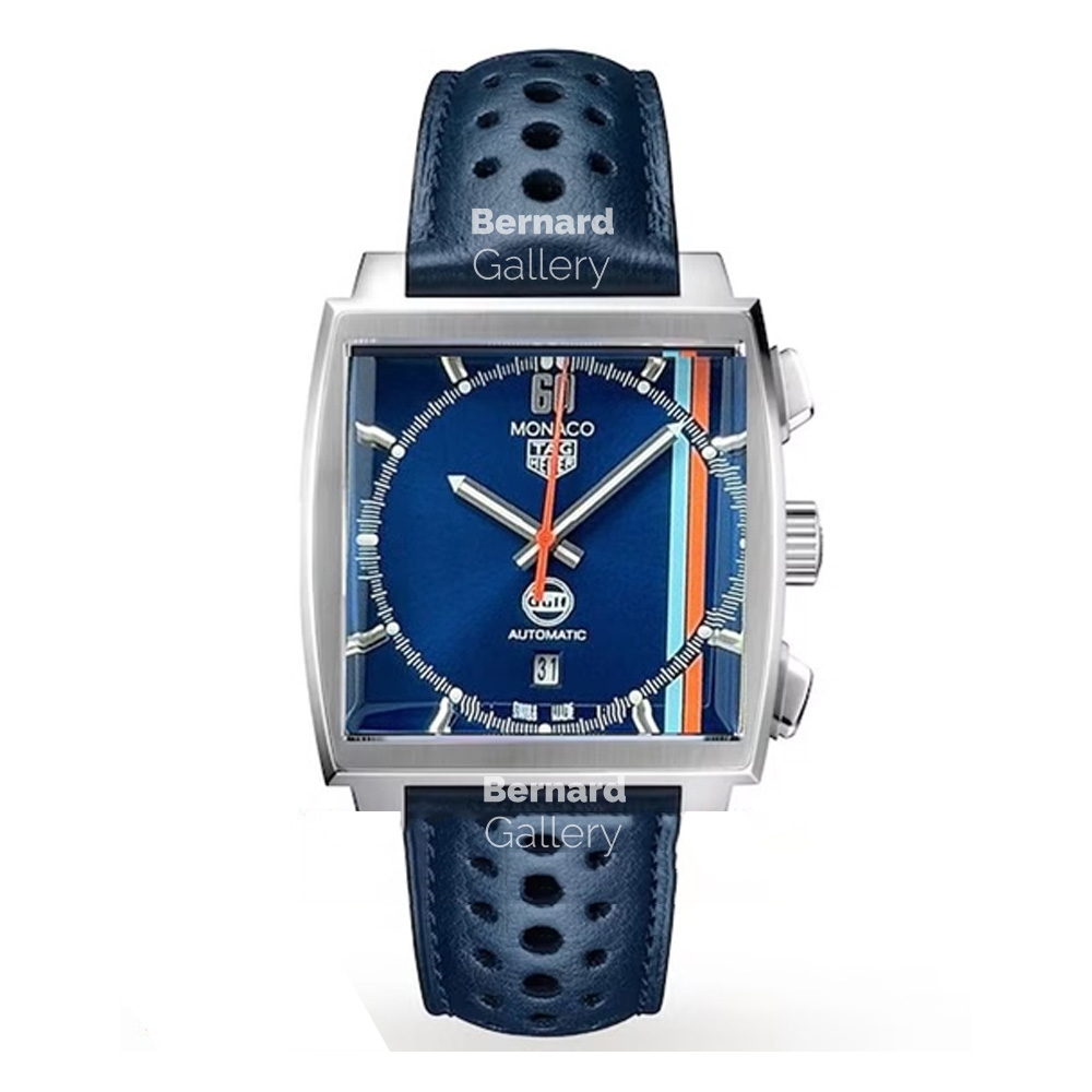 ساعت مچی مردانه تگ هویر موناکو TAG Heuer Monaco X Gulf Automatic Chronograph 1425X