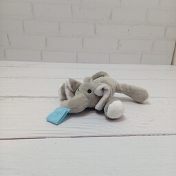 عروسک آویز پستانک نوزاد مدل فیل