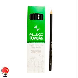 مداد مشکی توسن HB کد 1259