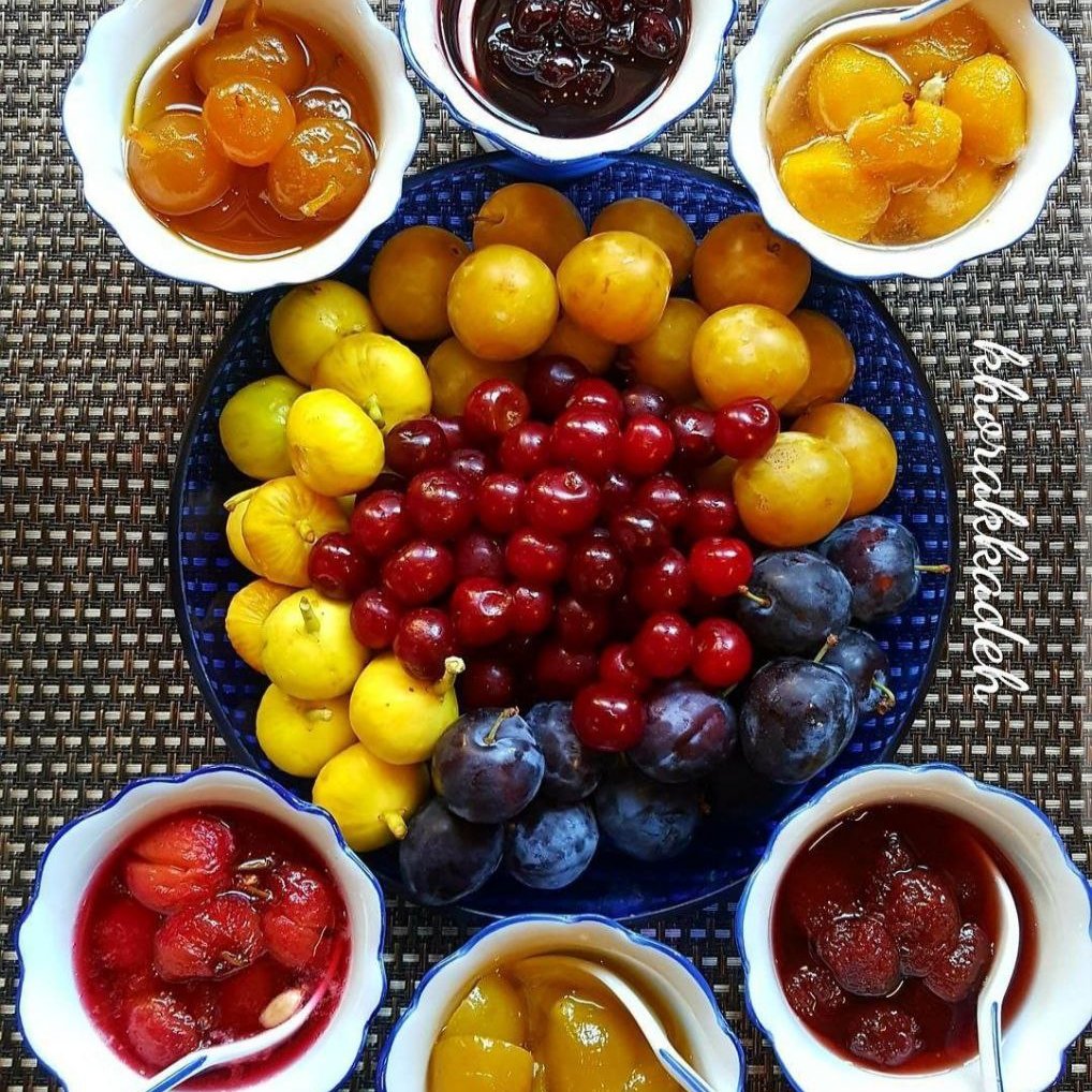 مربای آلبالوی خانگی ارگانیک دماوند 500 گ