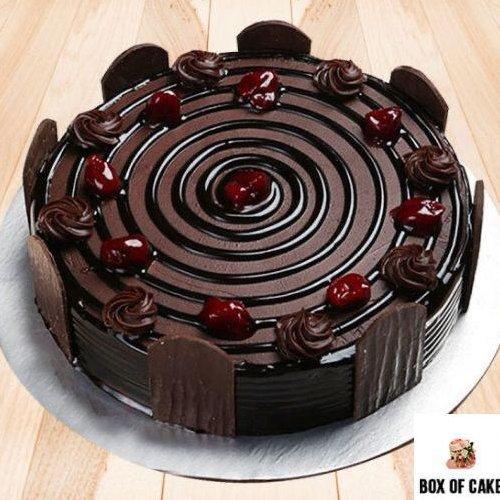 کیک تولد شکلات سیاه وزن دو کیلویی