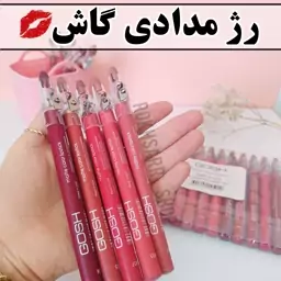 رژ مدادی تراش دار گاش 12رنگ کاربردی 