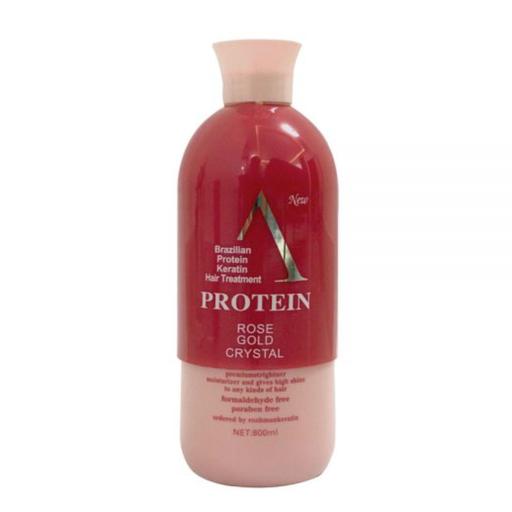 پروتئین مو رزگلد مدل کریستال Protein RoseGold Crystal A Professional 800ml