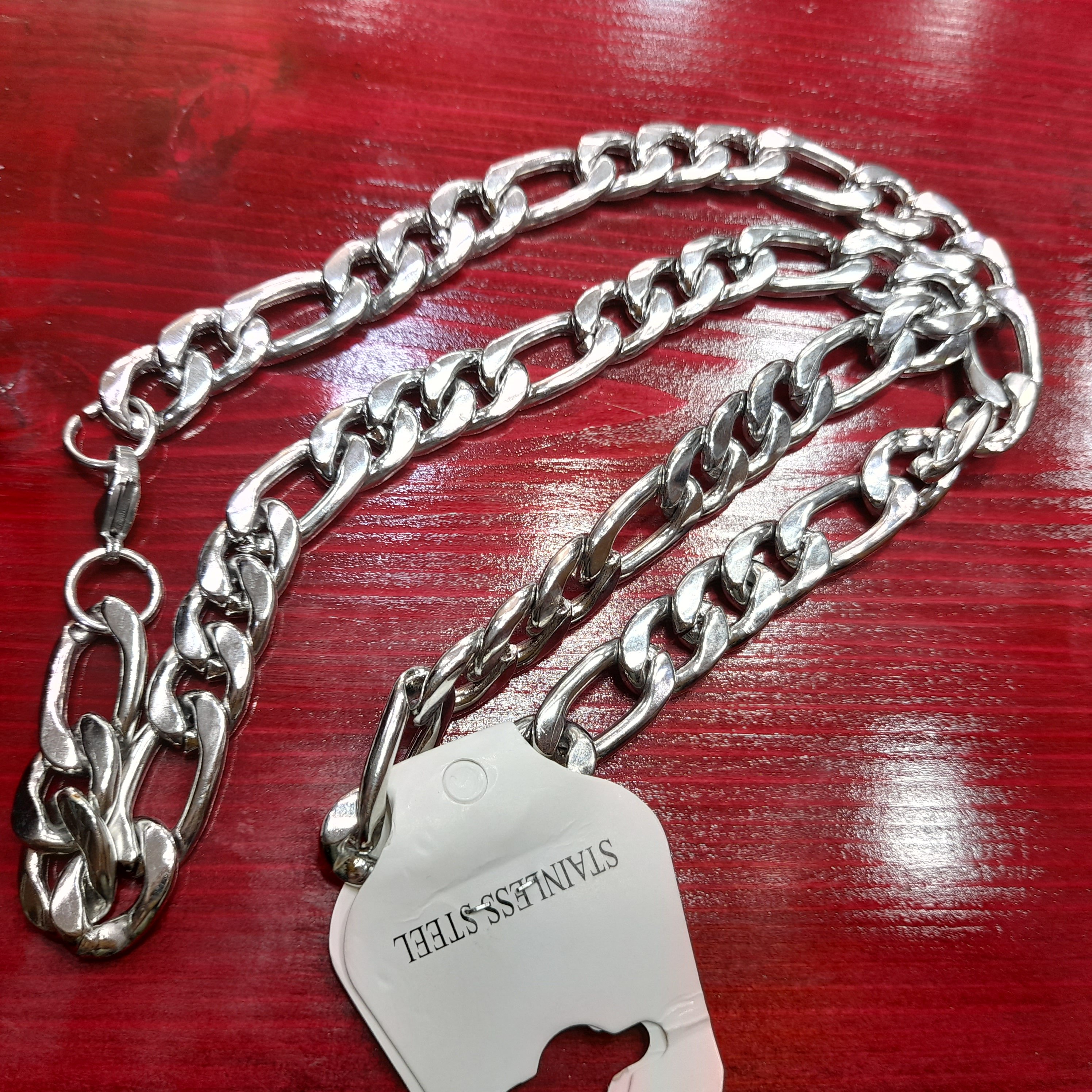 گردنبند استیل مردانه ، رنگ ثابت ، بدون تغییر رنگ  