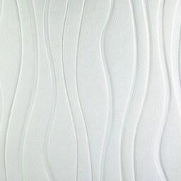 دیوارپوش فومی پشت چسب دار طرح موج سفید 