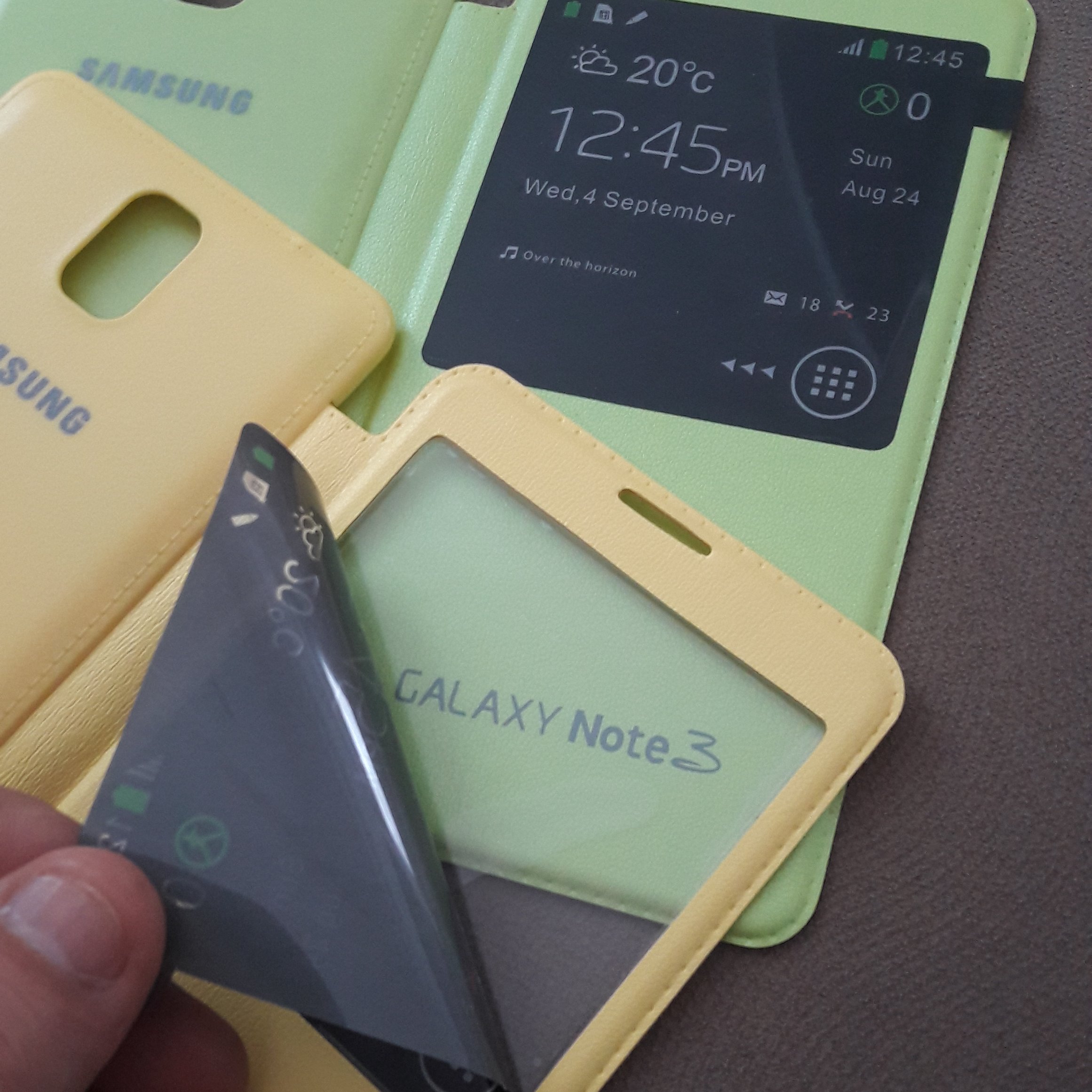 کیف کلاسوری فلیپ فلاپ رنگی سامسونگ Note3